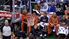 10佳榜单：NBA赛场十大投球卡框时刻，第一名真是前无古人后无来者