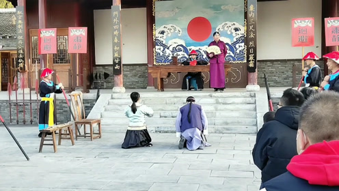 在山西看县衙大老爷审案,这剧情飞跃了,看看县官是如何审案的?