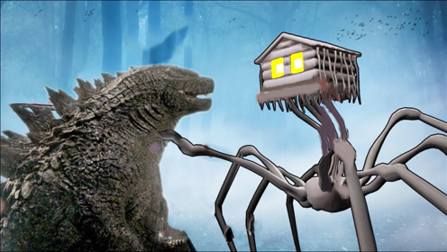 笑熊gmod:哥斯拉vs房子怪物,老大哥终究还是败了