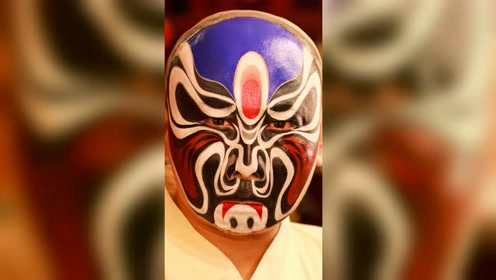 京剧脸谱之周仓