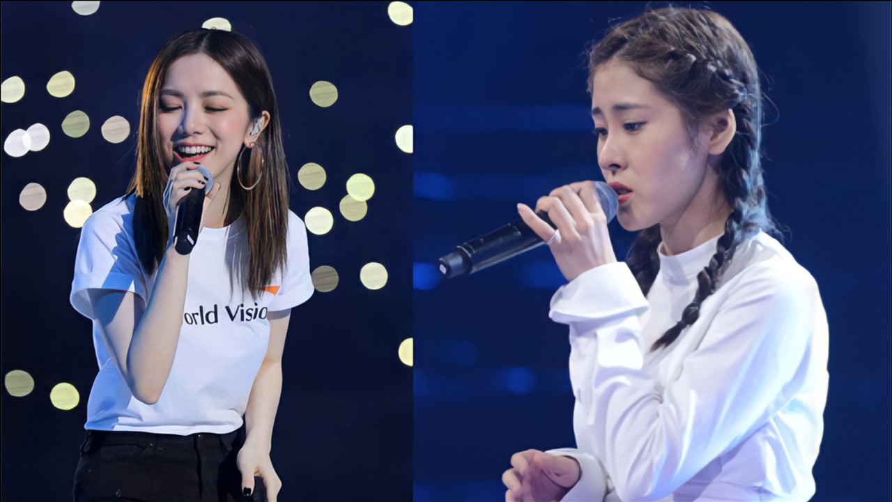 张碧晨邓紫棋唱功对比,一开口就已经分出胜负,两人差距太明显了