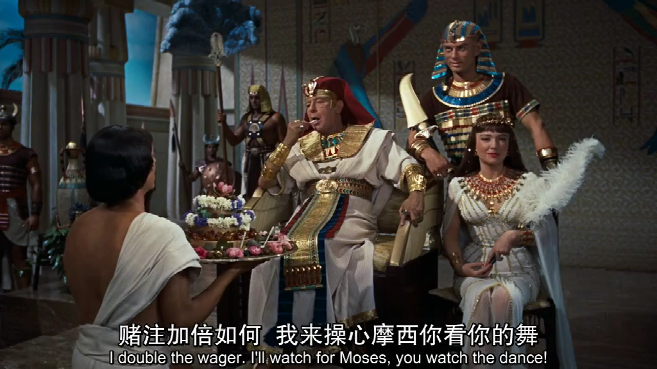 埃及法老这待遇太好了,还有歌舞队为其表演歌舞,简直没谁了!