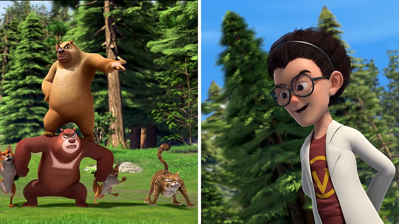 熊出没:自以为是得意忘形的天才威,败给了团结起来的动物们