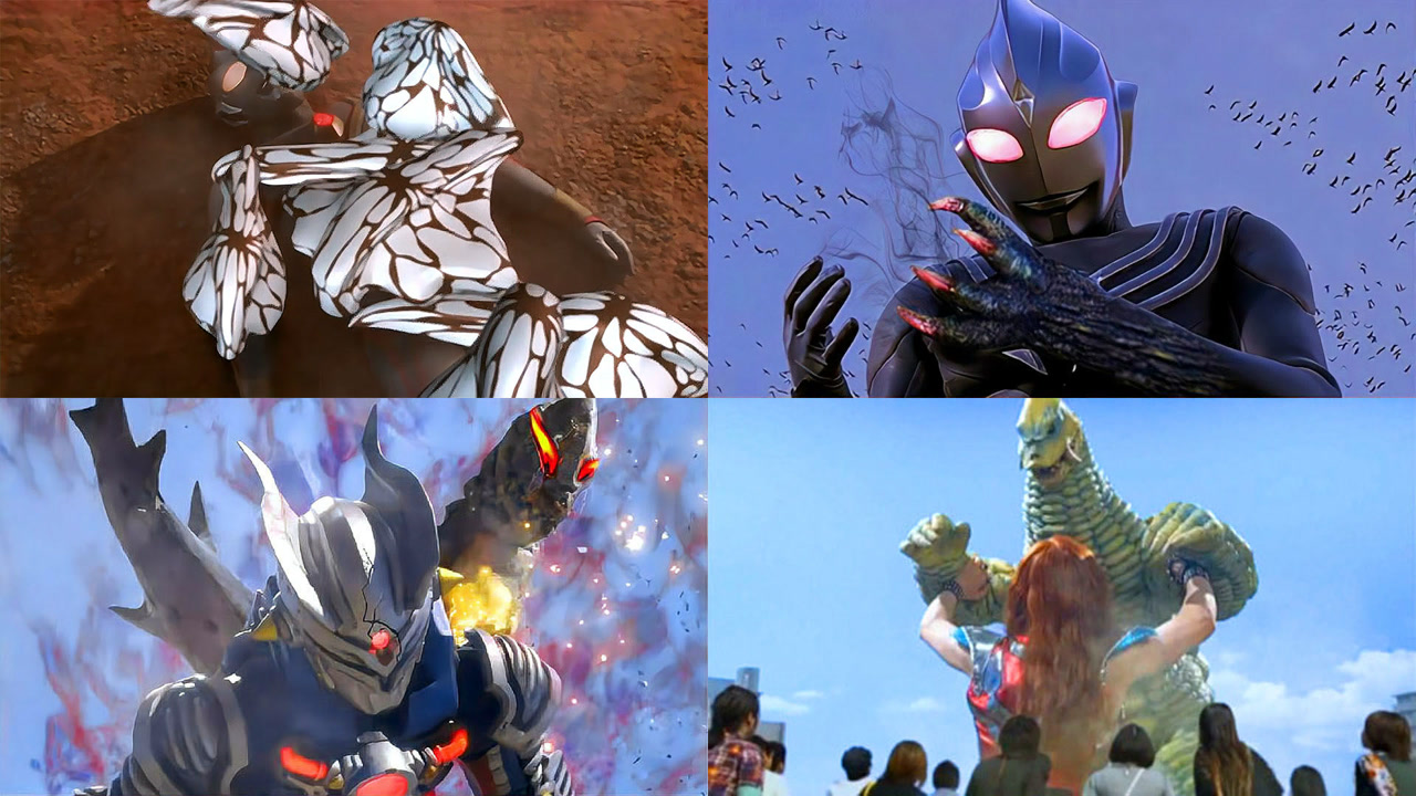 奥特曼为了拯救人类被怪兽吃进了肚子里!你会为他们点赞加油吗?