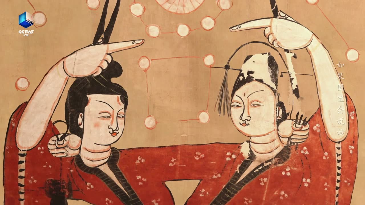 出土的伏羲女娲图中,两人的手中各拿着墨斗和圆规,有何寓意?