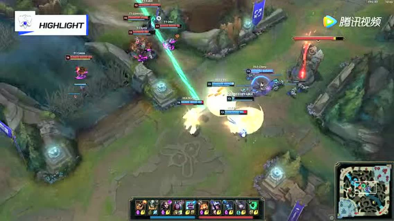 【高光时刻】T1 vs HLE 第3局