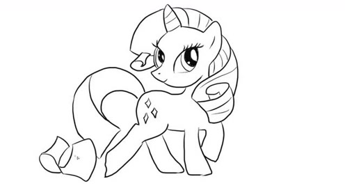 小马宝莉儿童亲子简笔画 宝宝轻松学画画