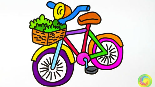 快乐单车简笔画儿歌