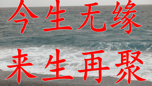 一曲今生无缘来生再聚》听哭了!送给爱过却不能拥有的你