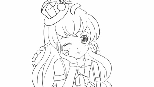 巴啦啦小魔仙之飞越彩灵堡施巧灵动漫简笔画