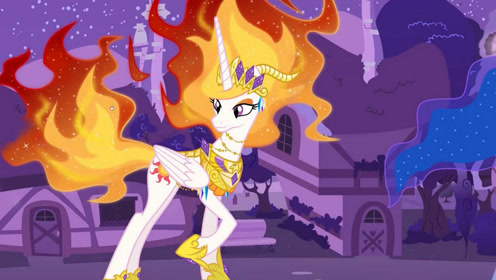 《小马宝莉》宇宙公主变成了日炎公主!月亮公主变成了梦魇公主