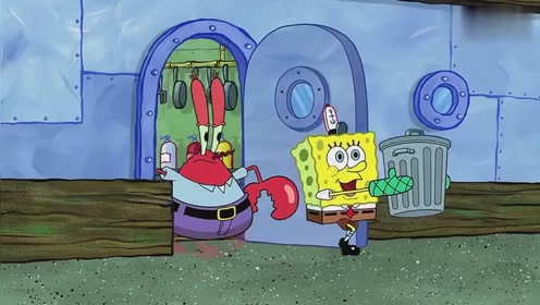 蟹老板让海绵宝宝把海胆扔掉,绕地球一圈又回蟹堡王餐厅