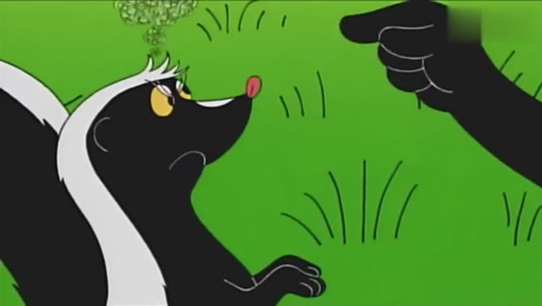 可爱的臭鼬,巴巴布无理,冲他放屁