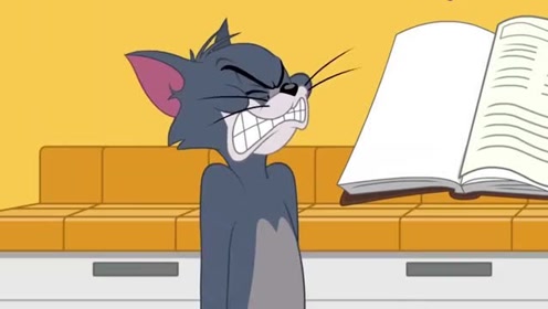 杰瑞鼠坐着飞机去偷东西吃,汤姆猫生气了