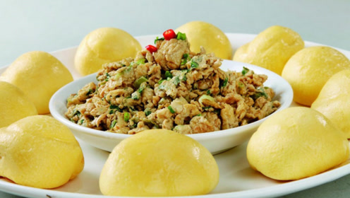 3个鸡蛋2勺虾酱,赵妹教你做虾酱窝头杂粮包,3口一个好过瘾