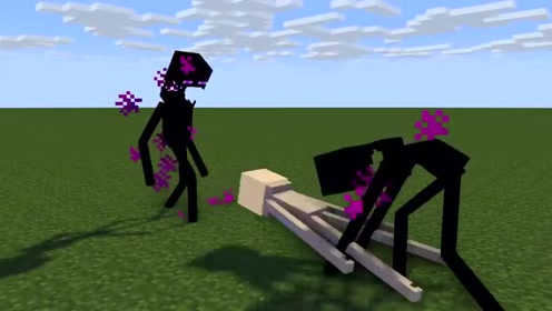 我的世界mc动画-scp096_vs_2个末影人