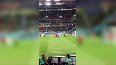 西班牙任意球全场摩洛哥球迷嘘声四起