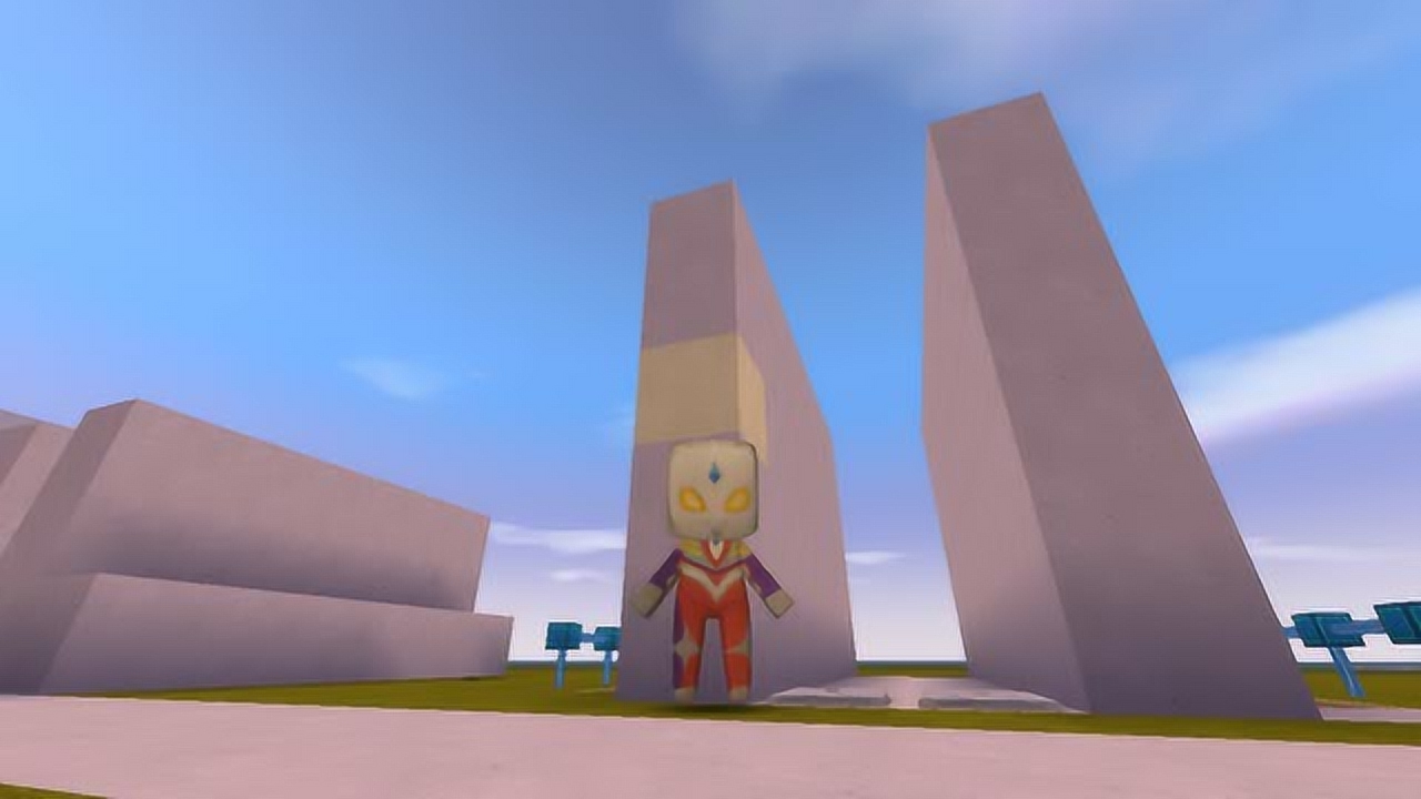 迷你世界迪迦奥特曼:迪迦奥特曼在熔浆里泡澡?