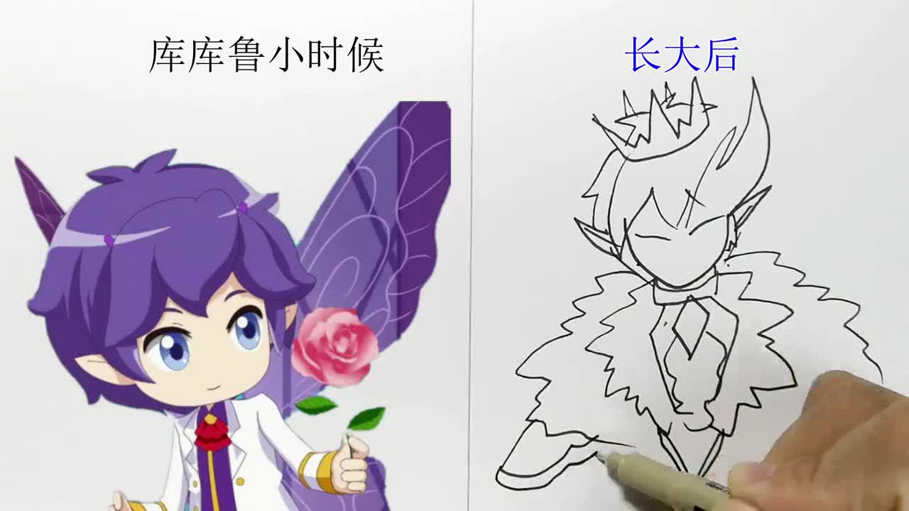 库库鲁长大后会是什么样?五官长开了,好帅!