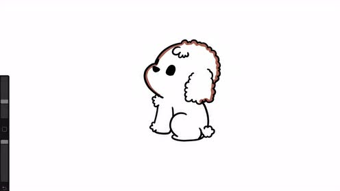 《毛茸茸·软绵绵:萌系手账简笔画》视频手绘教程狗狗篇-泰迪