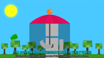 科普动画片：如果你总不晒太阳，会产生什么样的后果？