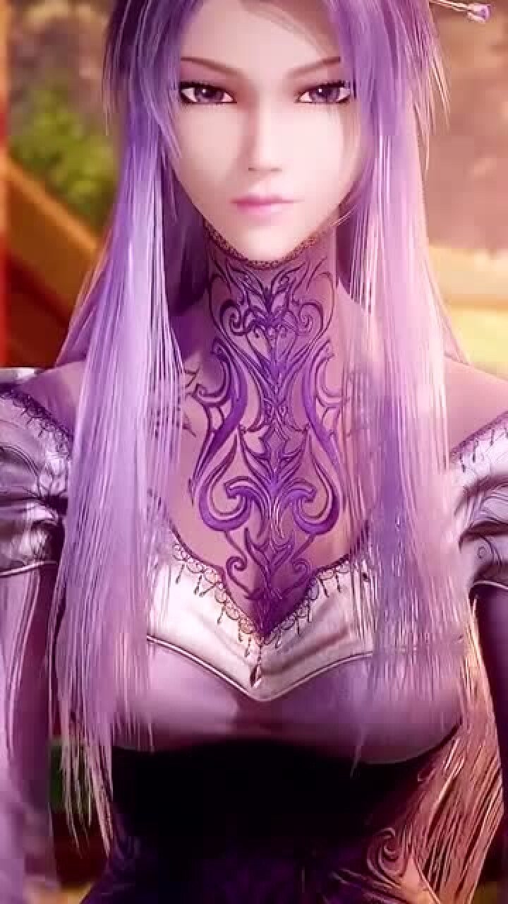 天行九歌,换了发型的紫女就和换了个人一样!