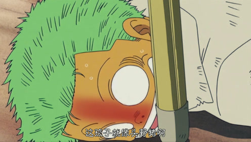 海贼王 小时候的索隆就会九刀流了 虽然还没开打两把刀就掉了 腾讯视频