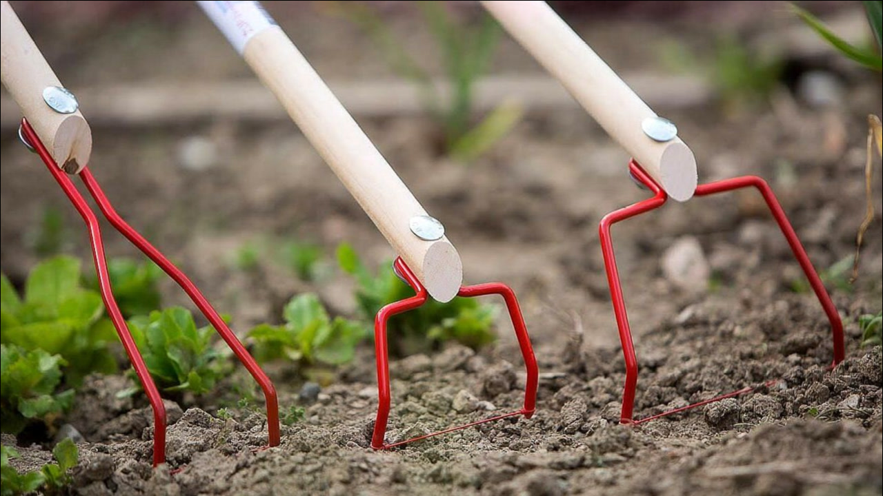 农村大妈,发明"钢丝除草机"不费电不费油,一天除草3亩地