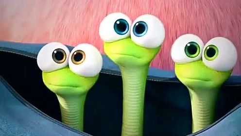 动漫三只小鸡,孵出三条可爱的小蛇,太可爱了治愈啊