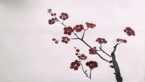 水墨梅花 腾讯视频