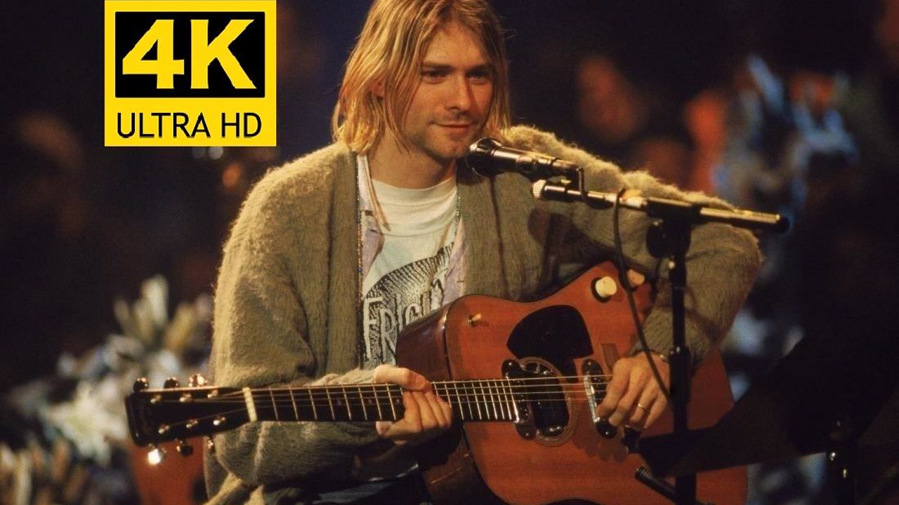 【4k修复】涅槃乐队nirvana《come as you are》1993纽约不插电演唱会