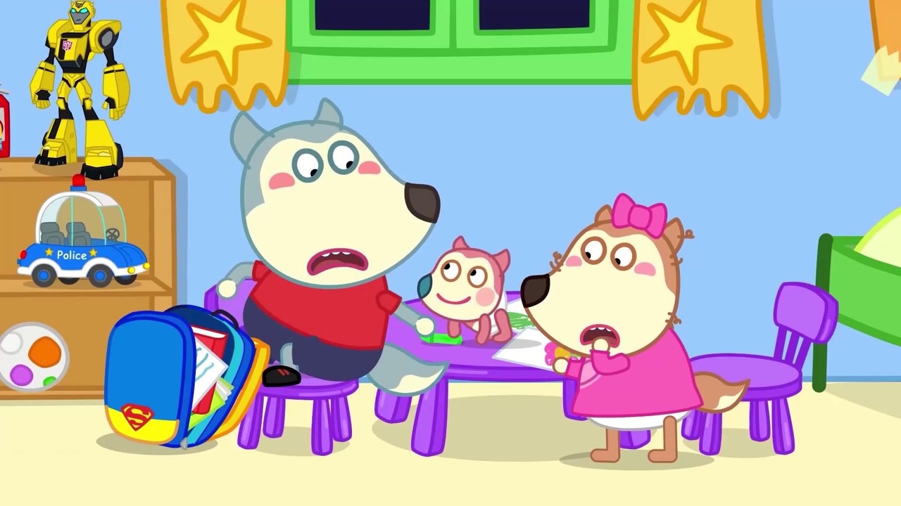 沃福:假装上学的游戏 儿童育儿早教启蒙益智动画