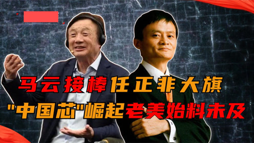 马云立功接过任正非华为的大旗中国芯取得巨大突破