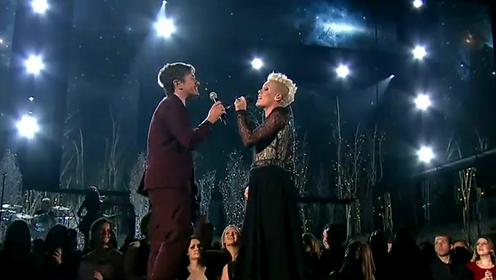 格莱美p!nk&nate ruess《just give me a reason》