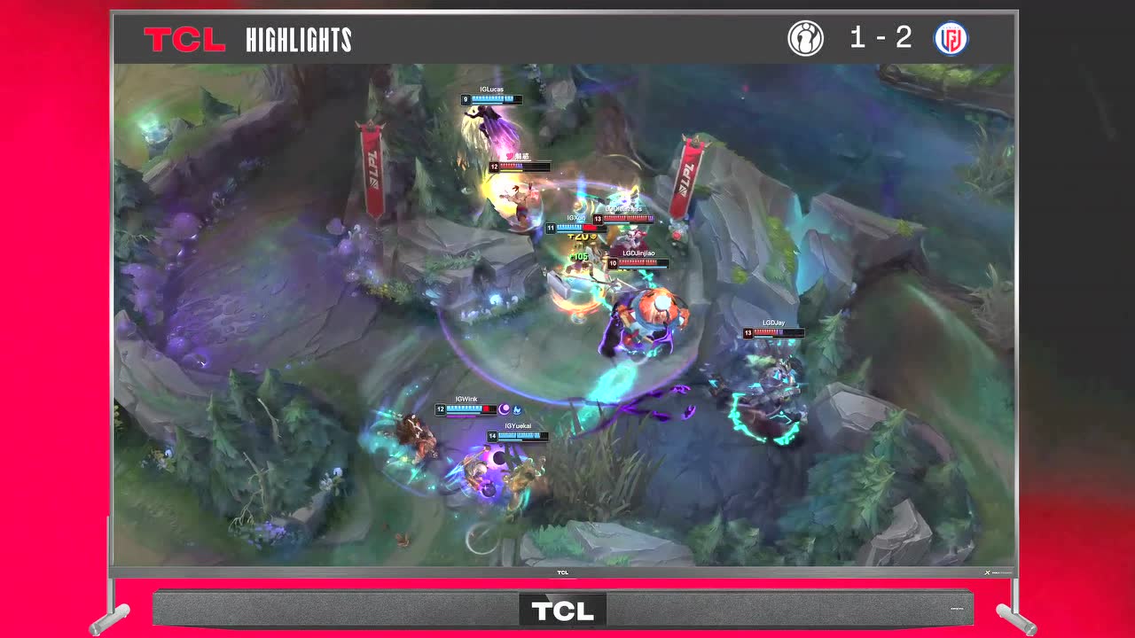 【高光时刻】LGD vs IG 第3局
