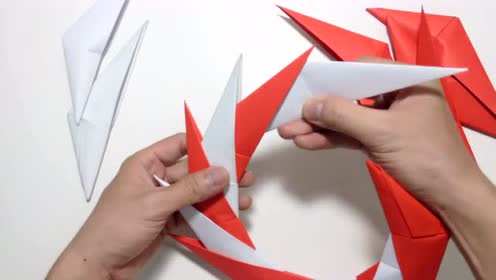 纸艺,教你如何折纸,不一样的龙爪和护甲套