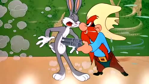 比猫和老鼠还牛x的怀旧动画《兔八哥 烧包谷—高空跳水》