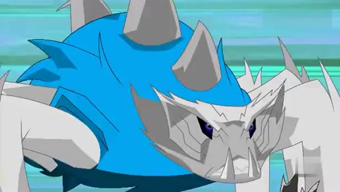 兽王争锋:姗姗使用黑翼铠甲兽,对战锐壳金刚兽