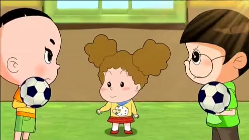 动画片:大头儿子和朋友比赛