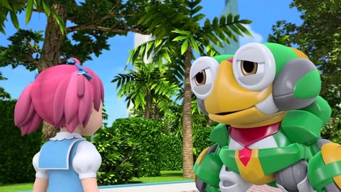 《星原小宝第一季》开心蛙和萌萌成为了好朋友,开心蛙真的太好笑了