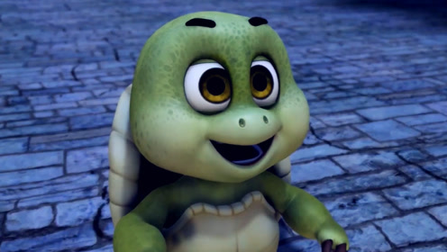 熊大熊二表演武松打虎的皮影戏,逗得小乌龟哈哈大笑,太可爱了