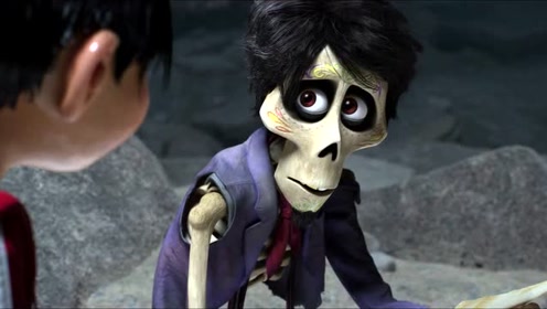 寻梦环游记:跟骷髅头和人类小孩一起掉进河里,伤心看照片