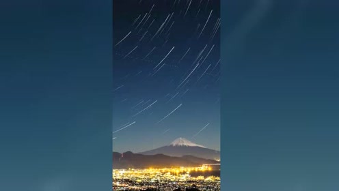 富士山夜景 腾讯视频