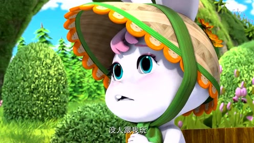 熊熊乐园: 小兔子凯特掉进泥坑,弄的满身都是泥巴,哭的好伤心!