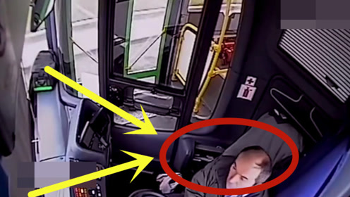 公交车司机边梦游边开车,整个车上的人都大喊也没能叫醒他!