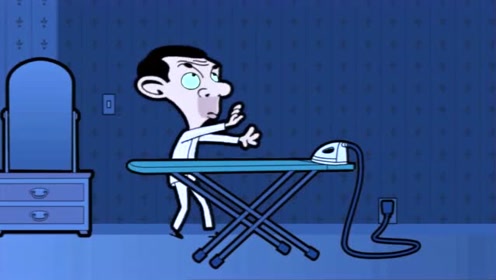 mr bean:憨豆发现忘记关灯了.