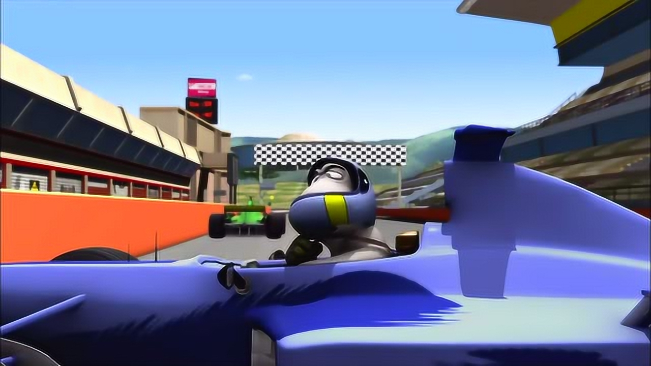 倒霉熊正能量益智早教动画: 赛车