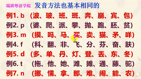 粤语广东话白话粤语学习广东话学习 腾讯视频