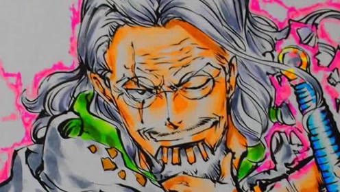 手绘《海贼王》冥王雷利