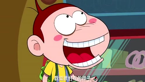 阿u第一季:阿u担心自己考试不及格,结果买了一种神奇糖果